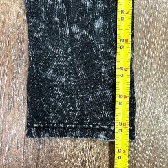 Y2K Whimsigoth Graphic Embellished Top Women's XL Black Crochet Fairy Grunge - Picture 8 of 10